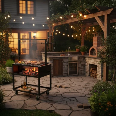NorCal Ovenworks Custom Argentine Grill Base Unit #4326