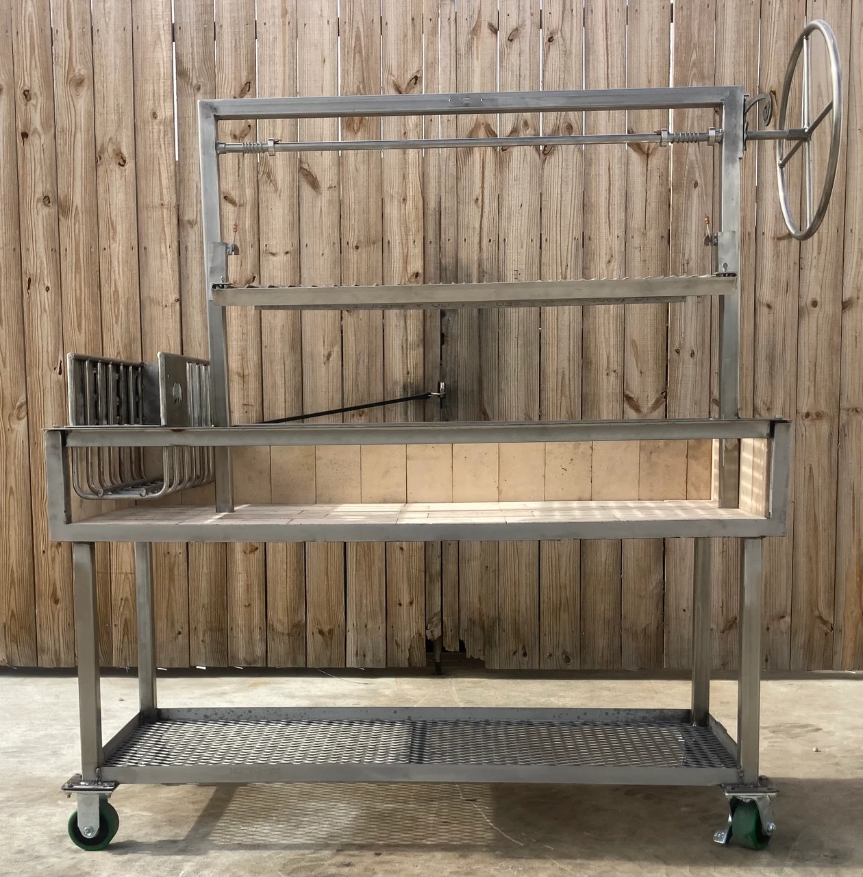 NorCal Ovenworks Stainless Argentine Grill with Side Brasero #4767