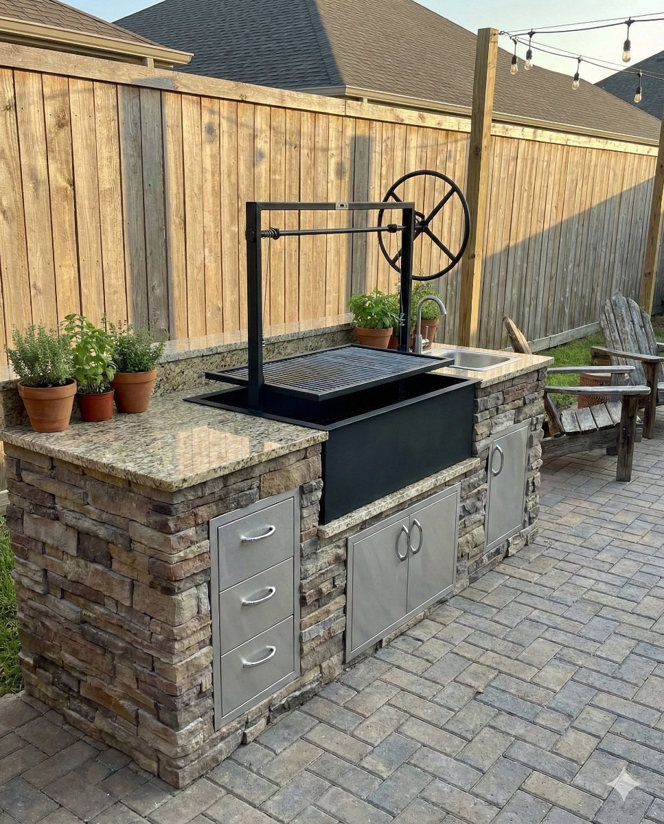 NorCal Ovenworks Santa Maria Counter Drop-In Grill Base Unit #4732