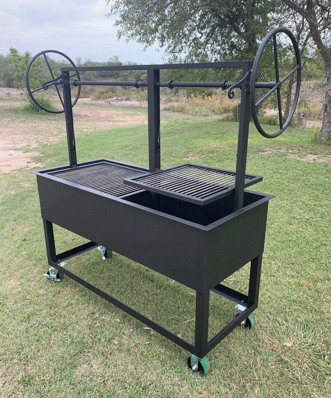 NorCal Ovenworks 4614 Split Santa Maria Grill Cart - Image 3