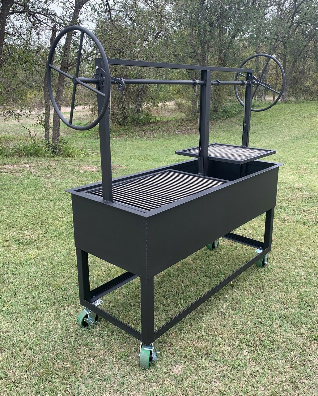 NorCal Ovenworks 4614 Split Santa Maria Grill Cart - Image 2