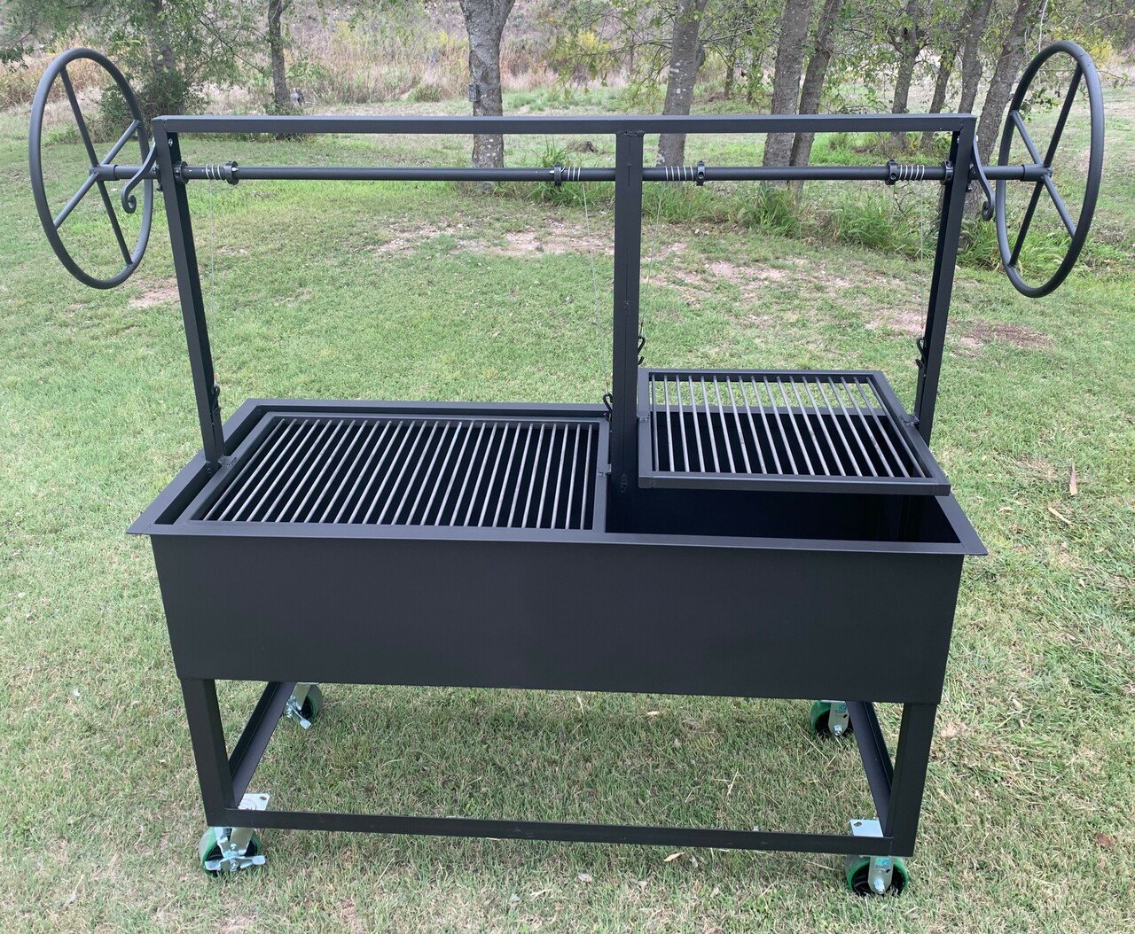 NorCal Ovenworks 4614 Split Santa Maria Grill Cart - Image 6