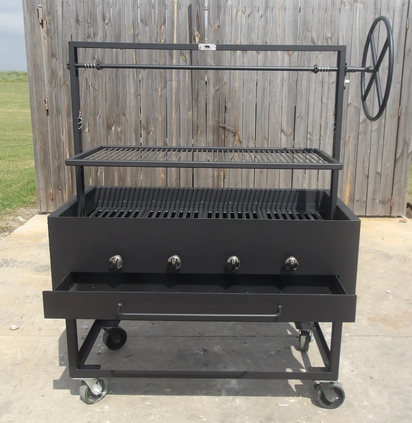 NorCal Portable Hybrid Santa Maria Cart Grill